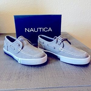Nautica Kid's Spinnaker Youth Boat Shoe Casual Loafer 2 Eye Lace